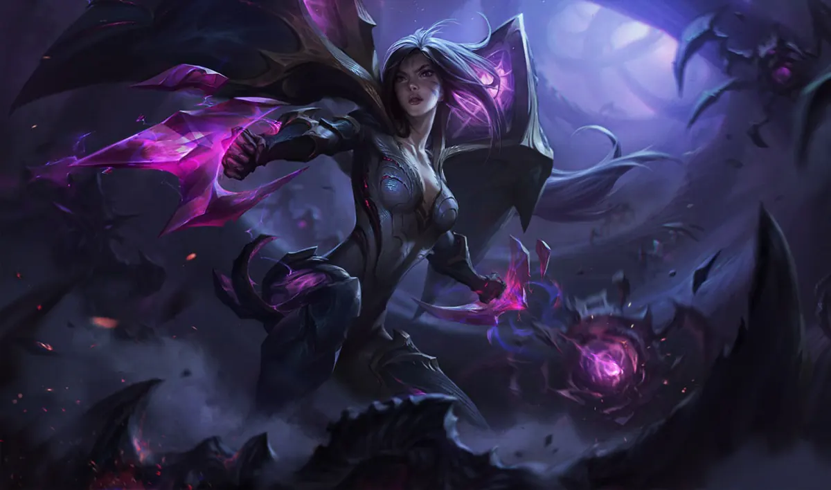 Splash art Kai'Sy - Córka Otchłani w swojej żywej zbroi
