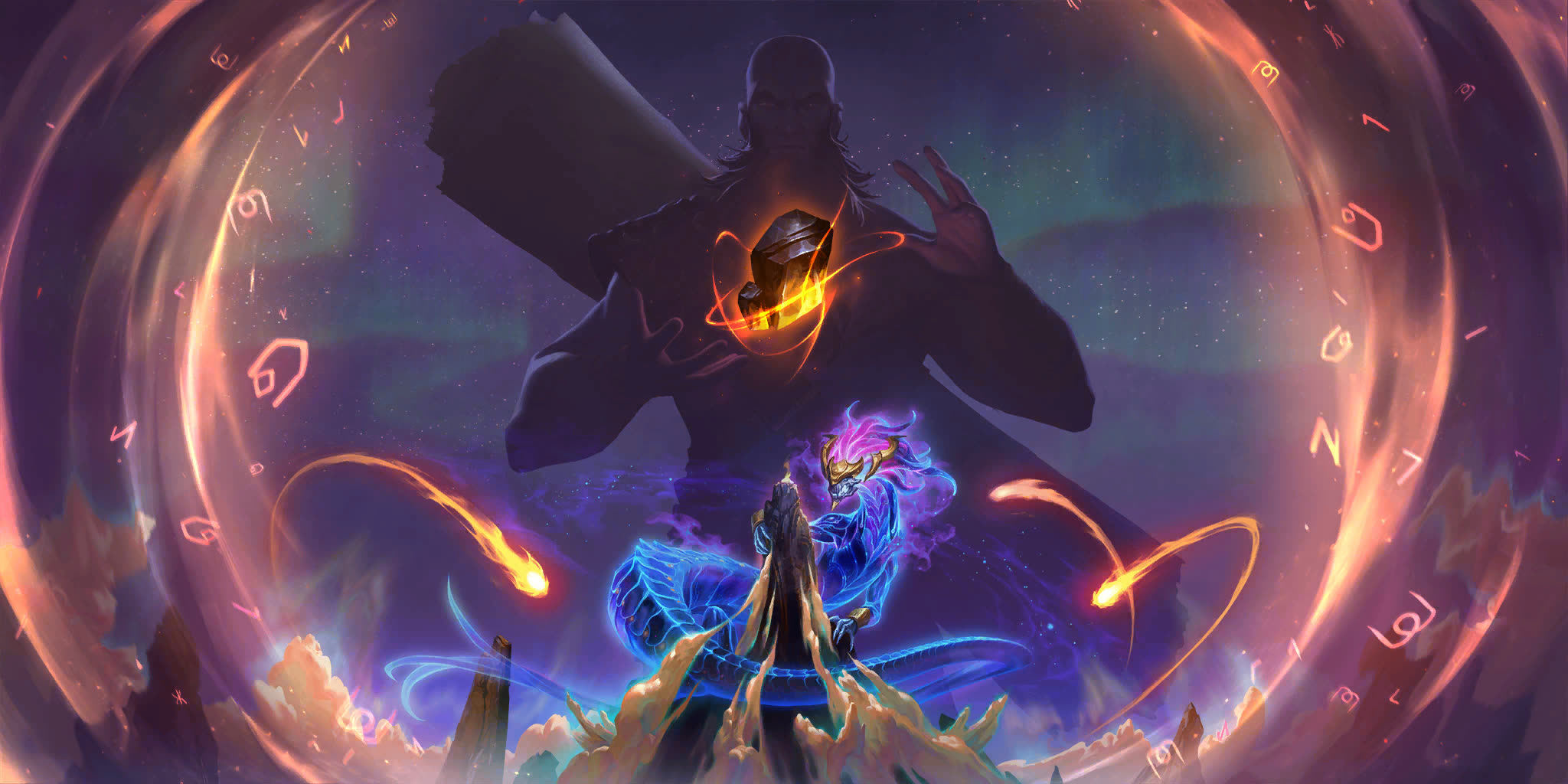 Deathfire Touch and Stormraider's Surge returning runes artwork