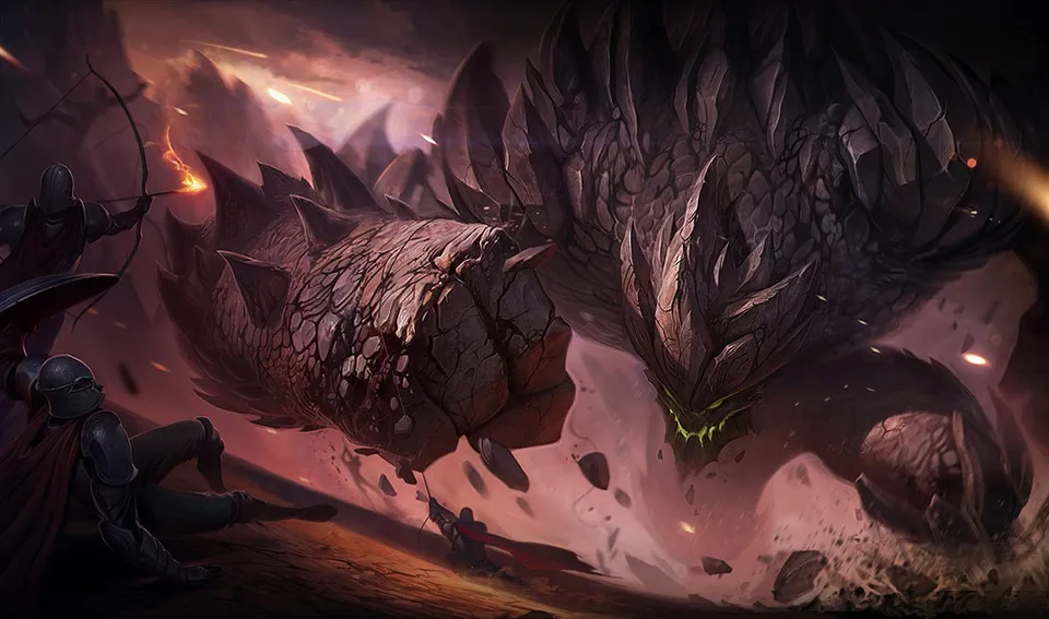 Splash art Malphite