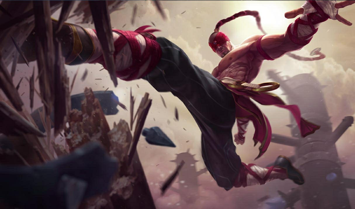 Lee Sin splash art - Patch 26.10 rework