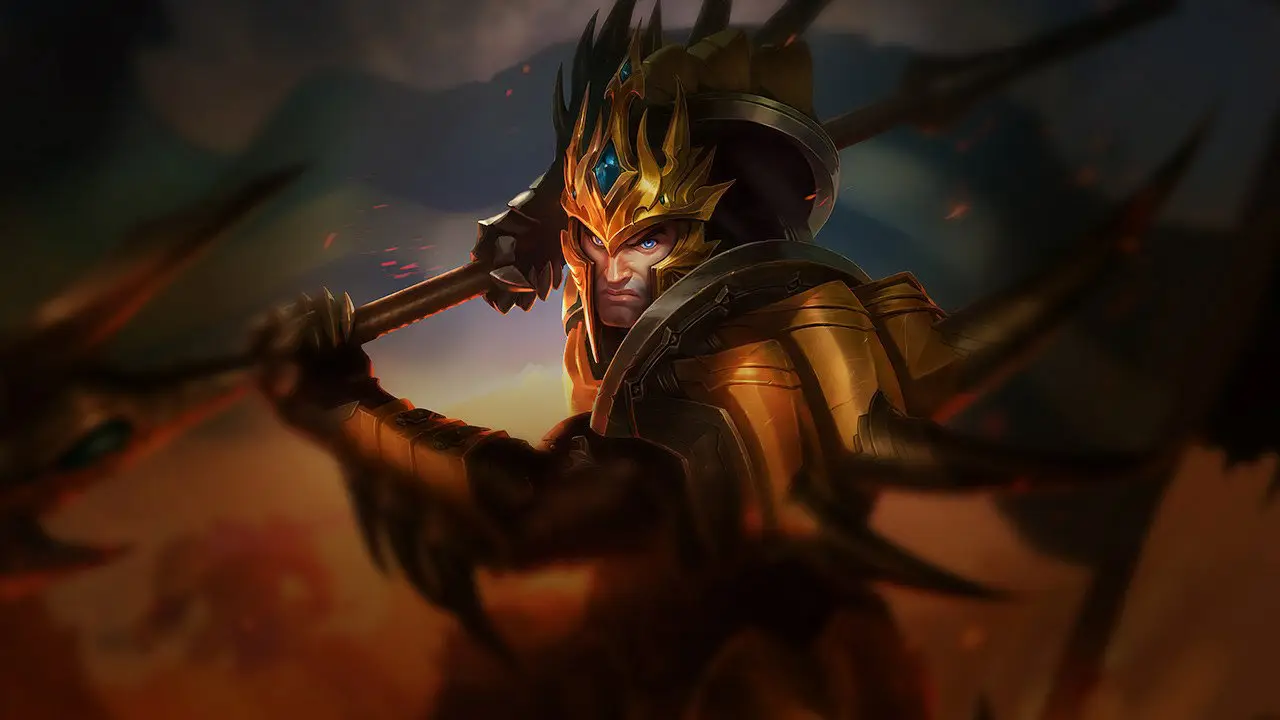 Splash art: Jarvan IV.