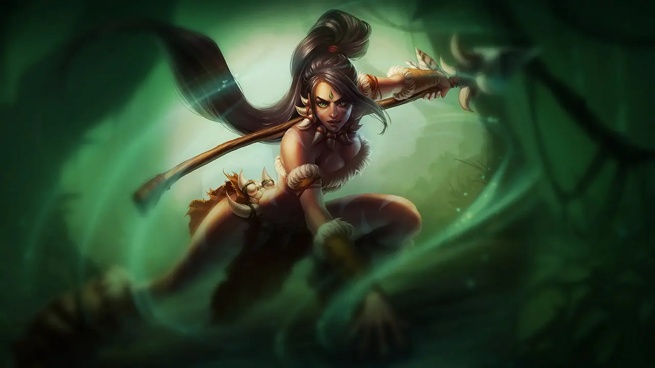 สแปลชอาร์ตของ Nidalee